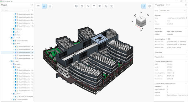 CAD Exchanger BIM data model