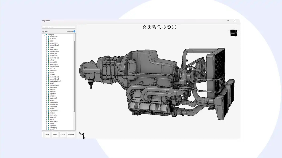 CAD Exchanger's robust integration with Eyeshot