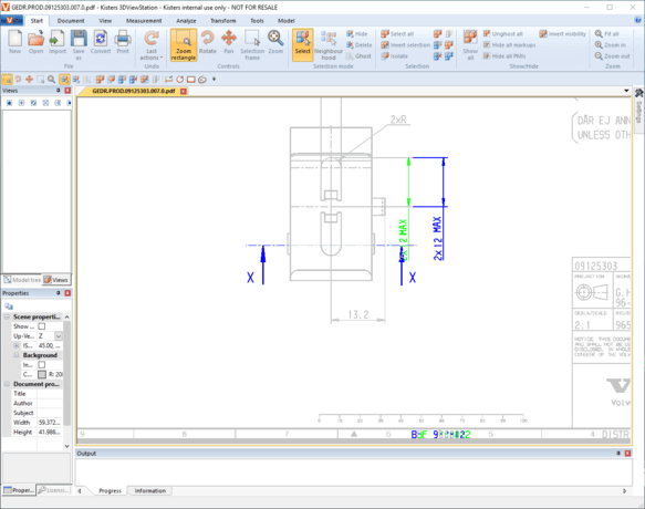 Comparaison de lises en plan avec 3DViewStation