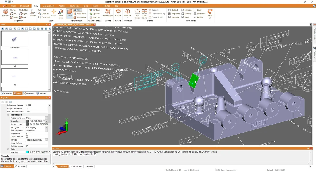 Auto select PMI attached to Geometry and vice versa