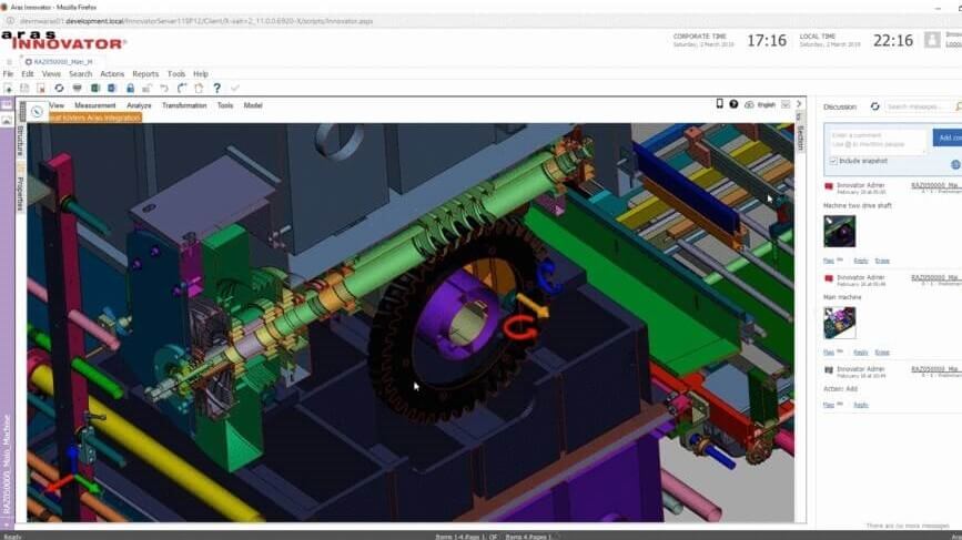 Aras CADViewer Integration 3DViewStation WebViewer