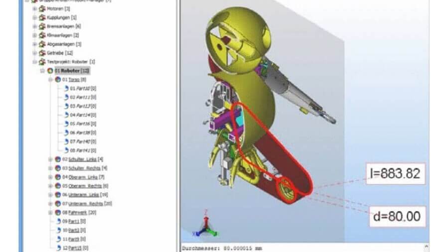 CAD Visualization Integration in SolidWorks Spare Parts catalogs