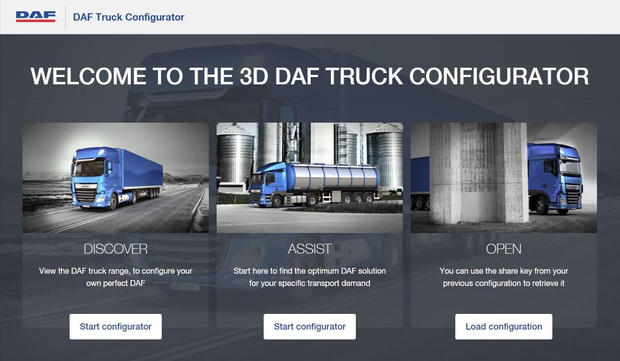 DAF Configurator CADViewer Integration 3DViewStation