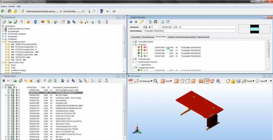 visualisation CAO et synchronisation de propriétés entre SAP et 3DViewStation