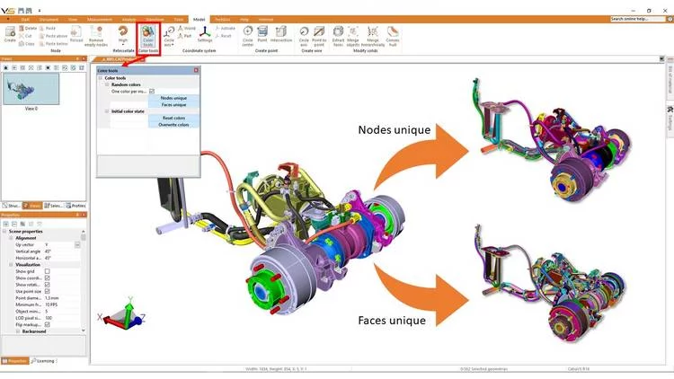 Modèle de recoloration de 3DViewStation v2024.2